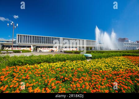 Atomic Bomb Museum in Peace Park Stock Photo