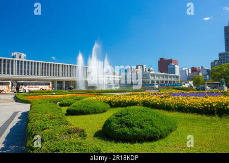 Atomic Bomb Museum in Peace Park Stock Photo