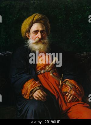 Portrait of the Katchef Dahouth, Christian Mameluke Date: 1804 Artist: Anne-Louis Girodet de Roussy-Trioson French, 1767-1824 Stock Photo