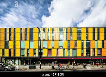 England, United Kingdom, April 2023, view of the Coin Street Neighbourhood Centre building in London Stock Photo