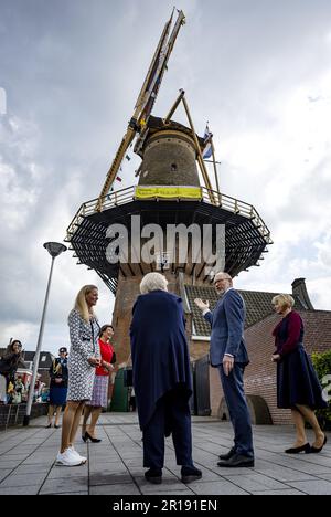 DELFT - Princess Beatrix visits mill De Roos during the National Mill ...