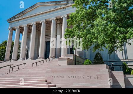 Washingtons National Gallery of Art on a Summer Afternoon, USA Stock Photo