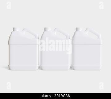 Container jerrycan plastic white color and realistic texture Stock ...