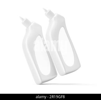 illustration plastic bottle disinfecting solution Stock Photo