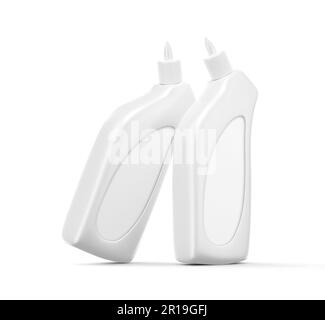 illustration plastic bottle disinfecting solution Stock Photo