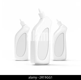 illustration plastic bottle disinfecting solution Stock Photo