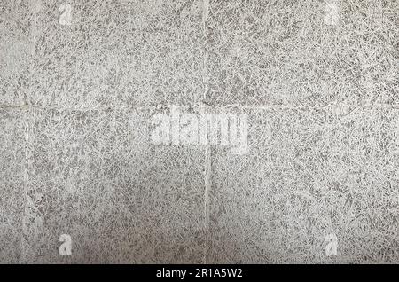 gray texture. against the background signs of wear, outdated material, semi-antique retro background. gray texture with black spots, piece of cloth. Stock Photo
