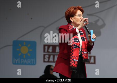 Iyi Party Yozgat Rally. 2023 Turkey Elections. Mansur Yavaş and Meral Akşener Election Studies. Stock Photo
