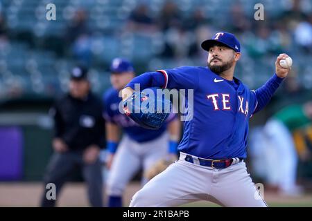 Texas Rangers starting pitcher Martin Perez (54) during the MLB game  between the Texas Ranges and the Houston Astros on Friday, April 14, 2023  at Minu Stock Photo - Alamy