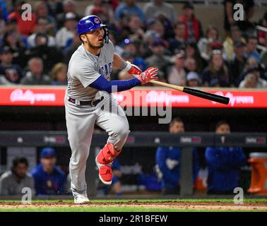 The Chicago Cubs' Seiya Suzuki bats against the San Francisco Giants in the  first inning at Oracle Park on Friday, June 9, 2023, in San Francisco., National Sports