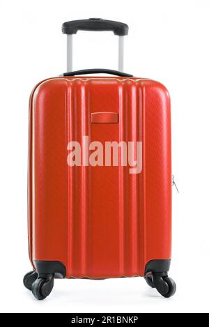 Travel suitcase isolated on white background Stock Photo