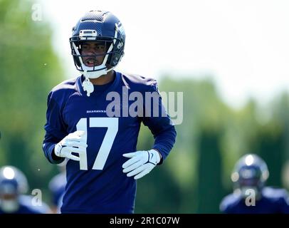 Seattle Seahawks linebacker Cam Bright (42) walks off the field after  minicamp Tuesday, June 6, 2023, at the NFL football team's facilities in  Renton, Wash. (AP Photo/Lindsey Wasson Stock Photo - Alamy