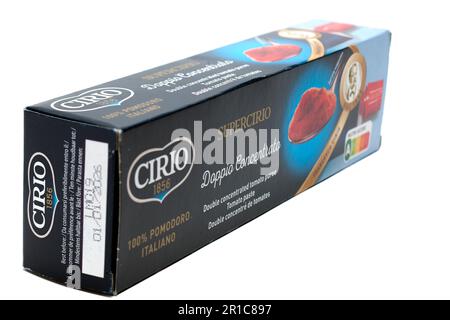 Cirio Tomato Puree 140G Stock Photo