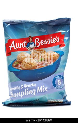 Packet of Aunt Bessies 8 Dumpling mix Stock Photo