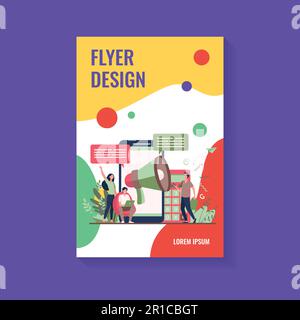 Bloggers advertising referrals Stock Vector