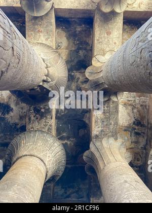 Edfu temple Stock Photo