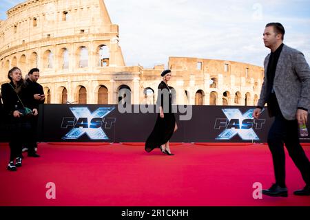 Rome, Italy, 12th May 2023, Charlize Theron attends the premiere of Fast X (Credits photo: Giovanna Onofri) Stock Photo