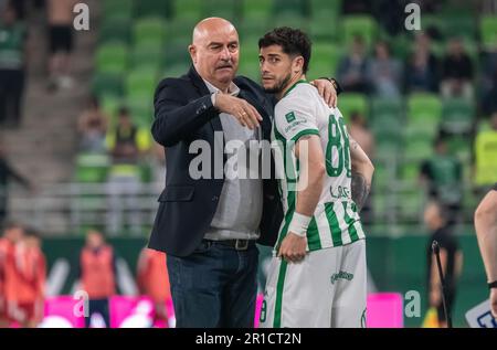 BUDAPEST, HUNGARY - APRIL 2: Angelo Sagal of Ferencvarosi TC