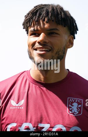 Aston Villa's Tyrone Mings before the Premier League match at the