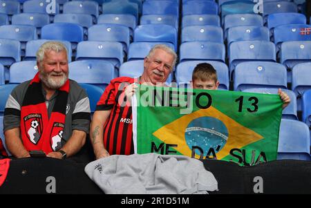 Selhurst Park, Selhurst, London, UK. 13th May, 2023. Premier League Football, Crystal Palace versus Bournemouth; Bournemouth fans Credit: Action Plus Sports/Alamy Live News Stock Photo