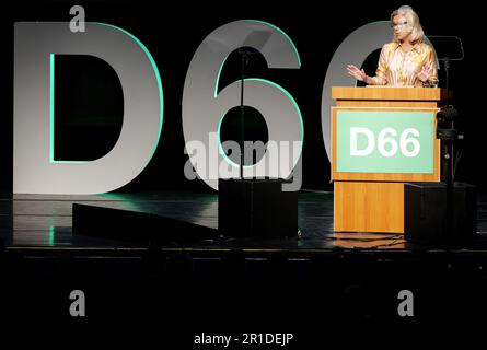 AMSTERDAM - Sigrid Kaag during the 117th party congress of D66 in the Amsterdam RAI. ANP KOEN VAN WEEL netherlands out - belgium out Stock Photo