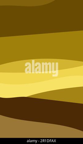 Aesthetic yellow abstract background with copy space area. Suitable for poster and banner Stock Vector