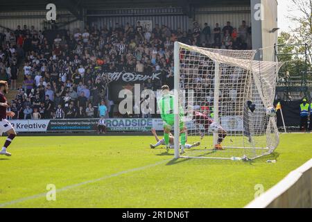 Paisley, Renfrewshire, Scotland. 13th May, 2023. Hearts Josh Ginnelly pulls a goal back During the Cinch Premiership match between St Mirren and Hearts at St Mirren Park on 13 May 2023 Credit: David Mollison/Alamy Live News Stock Photo