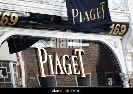 London England UK. Piaget shop luxury jewelry and watches at