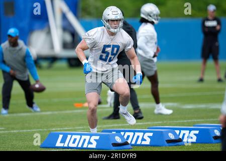 Detroit Lions cornerback Khalil Dorsey (30), defensive tackle Christian  Covington and linebacker Trevor Nowaske (59) during the first half of a  preseason NFL football game against the Jacksonville Jaguars, Saturday,  Aug. 19