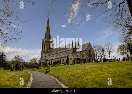 St Peters Parish Church in Belmont, Bolton, Lancashire, UK Stock Photo