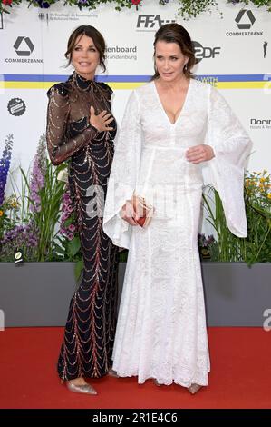 Gerit Kling und Anja Kling bei der 73. Verleihung des Deutschen Filmpreises 2023 im Theater am Potsdamer Platz. Berlin, 12.05.2023 Stock Photo