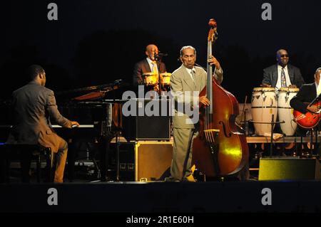 Milan Italy 2008-07-10 : Buena Vista Social Club live concert at the Tribune Idroscalo Stock Photo