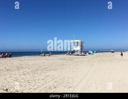 Carlsbad State Beach during summer in Carlsbad, California, USA Stock Photo