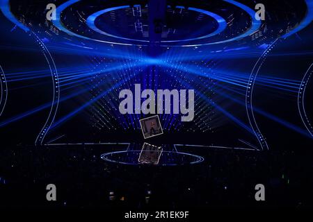 Israel entrant Noa Kirel during the grand final for the Eurovision Song