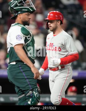 Philadelphia Phillies' Josh Harrison plays during a baseball game,  Saturday, April 22, 2023, in Philadelphia. (AP Photo/Matt Slocum Stock  Photo - Alamy