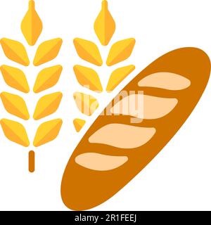 Grains, cereals vector icon illustration Stock Vector