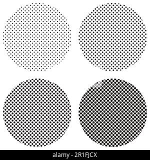circle dots pattern pop art Stock Vector