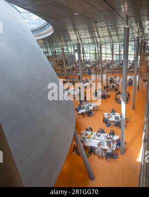 Delft, Netherlands - Library for Technical University Delft by Mecanoo Stock Photo