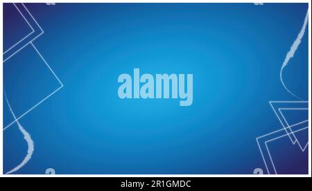 The Abstract Blue Background with Glowing White Vector File is a captivating and modern design that combines a soothing blue color palette with vibran Stock Vector