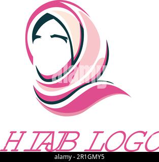 Introducing the Women Hijab High Quality Logo Template! This logo template features a beautiful and modern design that is perfect for any business or Stock Vector