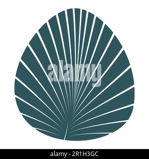 Geometric shape made of leaves. Vector illustration for your design Stock Vector