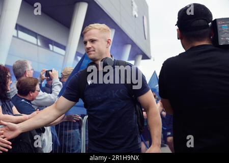 Salford, Lancashire, UK. 14th May 2023; Salford City Stadium, Salford, Lancashire, England; English Premiership Rugby Semi Final, Sale Sharks versus Leicester Tigers; Arron Reed of Sale Sharks Credit: Action Plus Sports Images/Alamy Live News Stock Photo