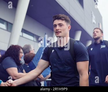 Salford, Lancashire, UK. 14th May 2023; Salford City Stadium, Salford, Lancashire, England; English Premiership Rugby Semi Final, Sale Sharks versus Leicester Tigers;  Raffi Quirke of Sale Sharks Credit: Action Plus Sports Images/Alamy Live News Stock Photo