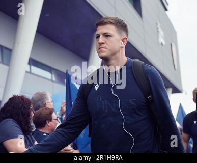 Salford, Lancashire, UK. 14th May 2023; Salford City Stadium, Salford, Lancashire, England; English Premiership Rugby Semi Final, Sale Sharks versus Leicester Tigers; Sam James of Sale Sharks Credit: Action Plus Sports Images/Alamy Live News Stock Photo