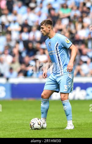 Coventry, UK. 14th May 2023Coventry, UK. 14th May 2023. Callum Doyle (3 Coventry City) during the Sky Bet Championship Play Off Semi Final 1st Leg between Coventry City and Middlesbrough at the Coventry Building Society Arena, Coventry on Sunday 14th May 2023. (Photo: Kevin Hodgson | MI News) Credit: MI News & Sport /Alamy Live News Stock Photo