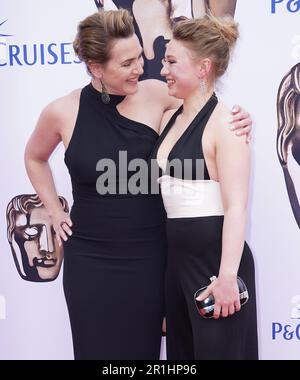 Kate Winslet and Mia Threapleton, BAFTA Television Awards with P&O