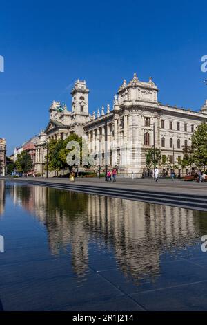 BUDAPEST, HUNGARY - SEPTEMBER 8, 2021: Palace of Justice in Budapest, Hungary Stock Photo