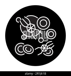 Nanorobot surgery color line icon. Pictogram for web page, mobile app, promo. Stock Vector
