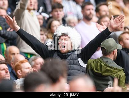 Wembley Stadium, London, UK. 13 May 2023 at 1530hrs. Notts County FC v Chesterfield FC - Vanarama National League Play Off Final.  Notts County Fans.  Picture: Mark Dunn/Alamy, Stock Photo