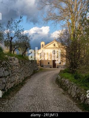 Scenic view in Arpino, ancient town in the province of Frosinone, Lazio, central Italy. Stock Photo